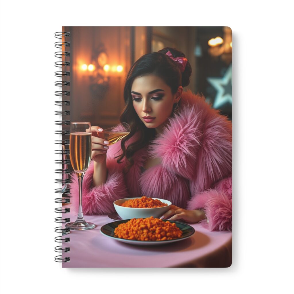 "Pink Plush" - Softcover Notebook, A5