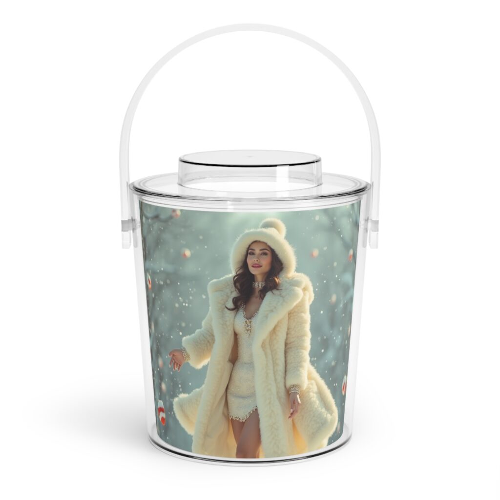 "St. Moritz" - Ice Bucket with Tongs
