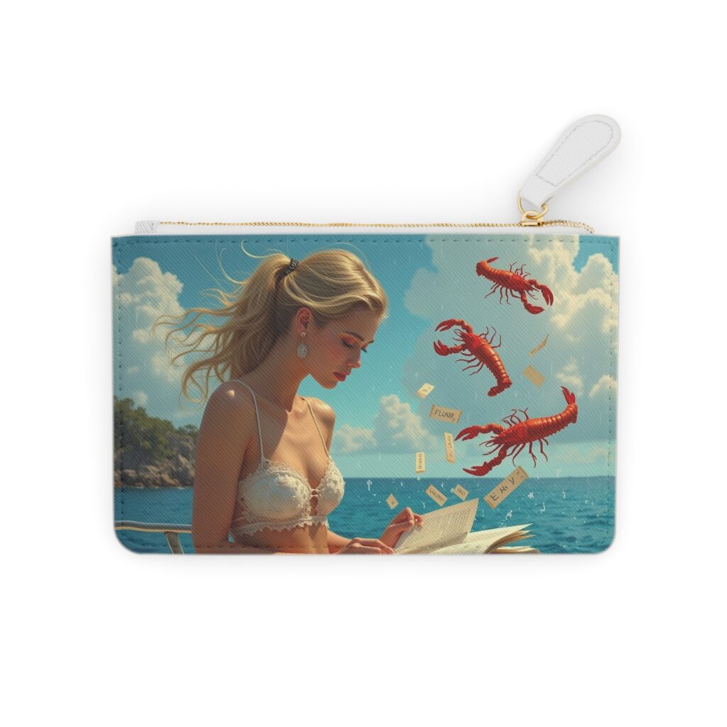 "Lala Lobster" Mini Clutch Bag