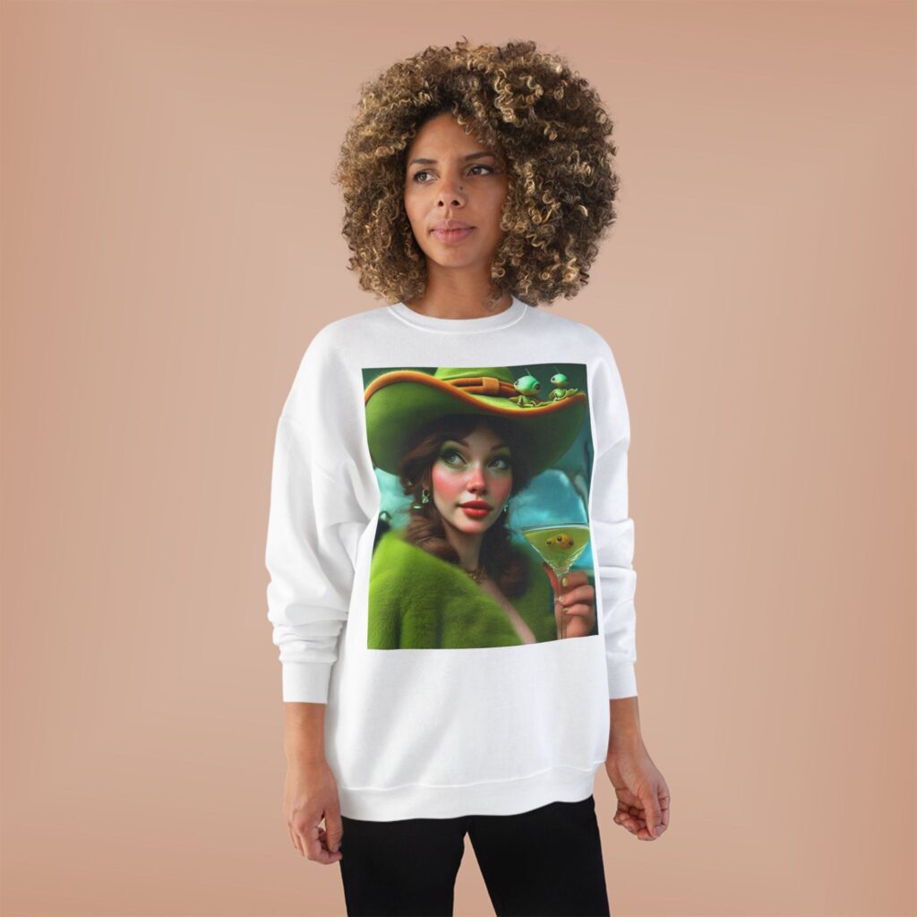 "Martian Martini" - Crewneck Sweatshirt