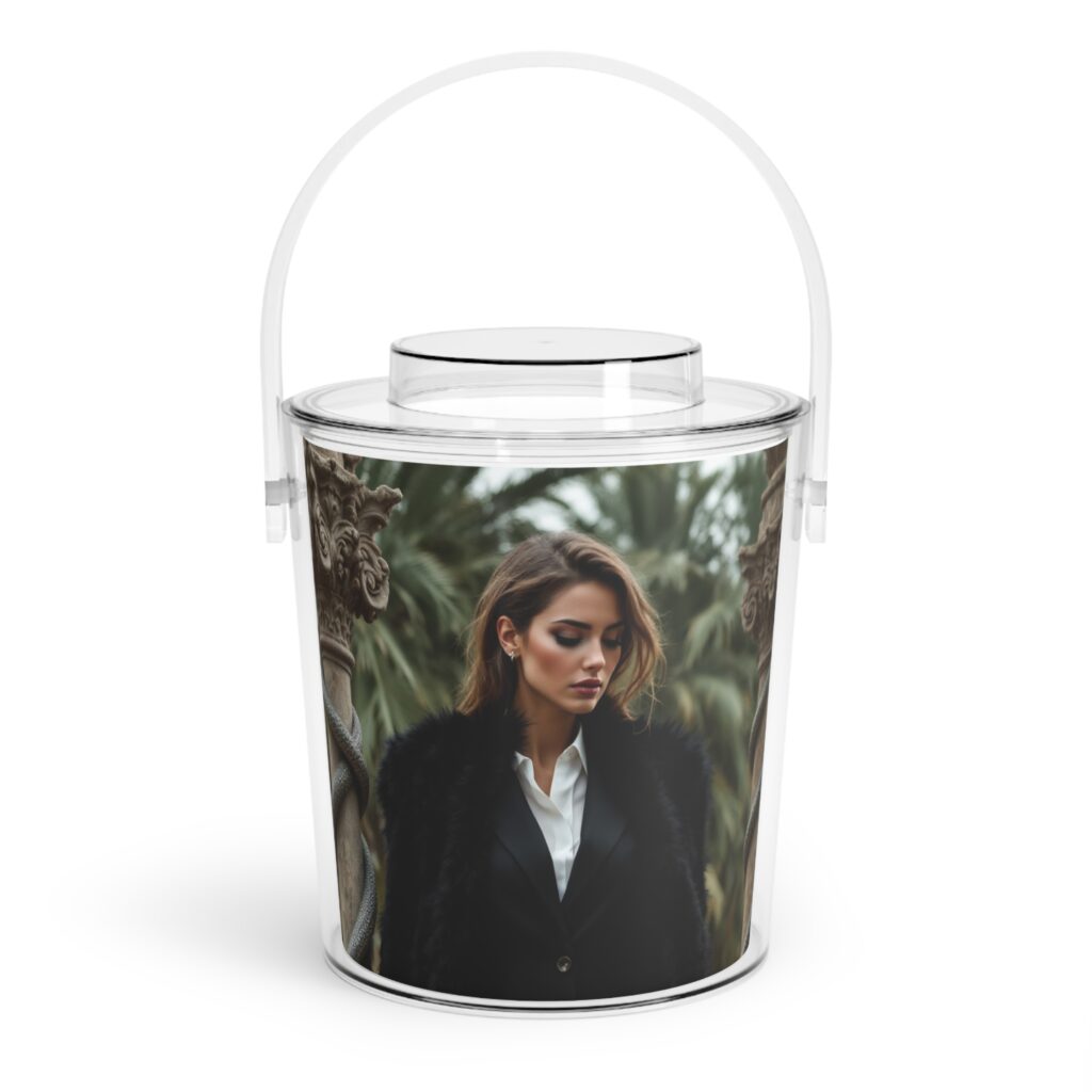 "Royal Rome" - Ice Bucket with Tongs