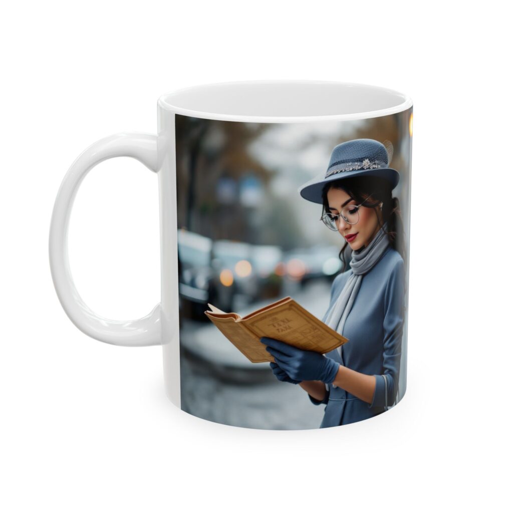 "City Stroll" - Ceramic Mug, (11oz, 15oz)